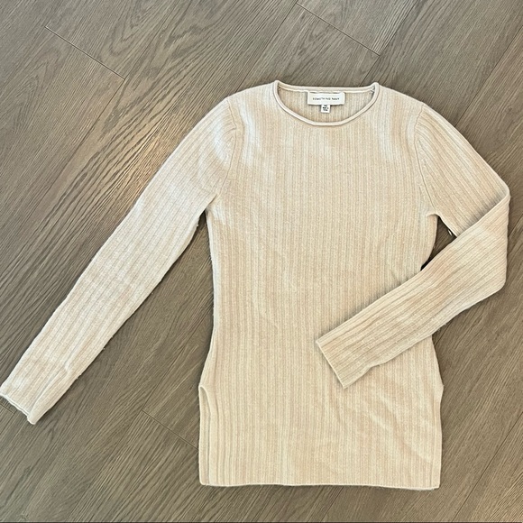 Something Navy Cashmere Sweater size S - Picture 2 of 4